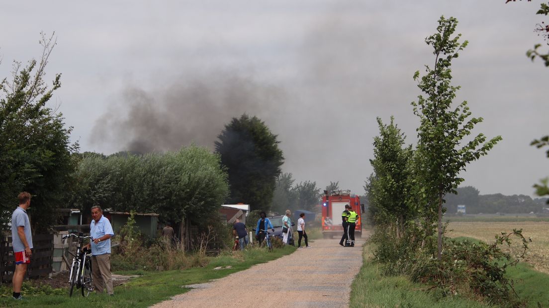 Brand aan Donkereweg Ritthem