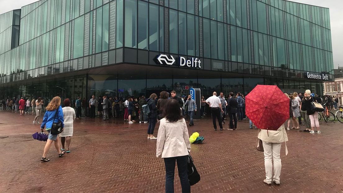 Het stadskantoor in Delft is onruimd 