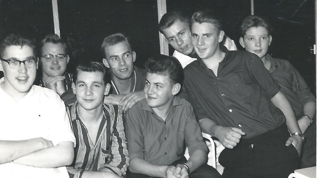 Jongeren uit De Broekstreek in 1963 (Eigen foto)