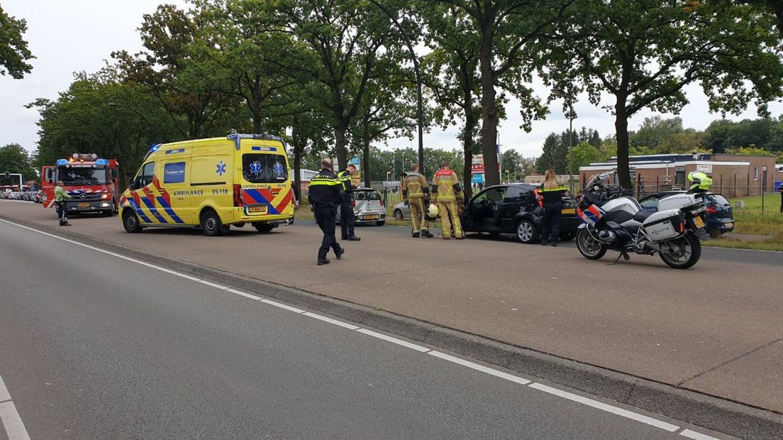 Kettingbotsing op Gronausestraat in Galnerbrug