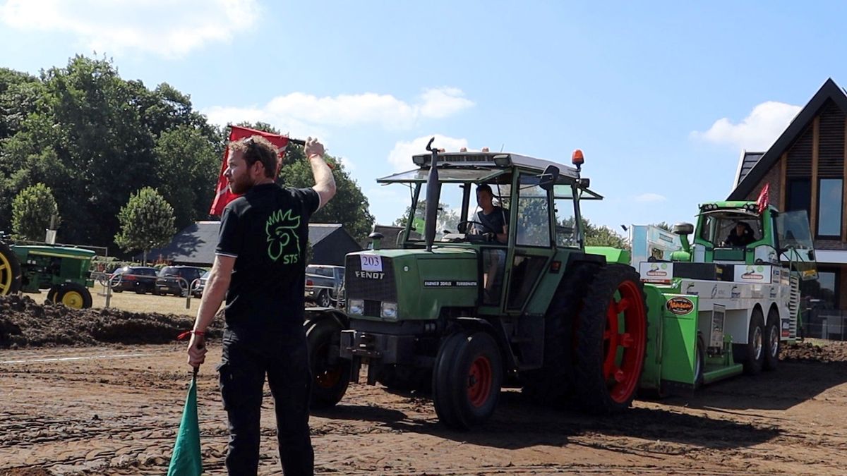 Bouwvakfeest in Oud-Lutten en trekkerslep in Broekland