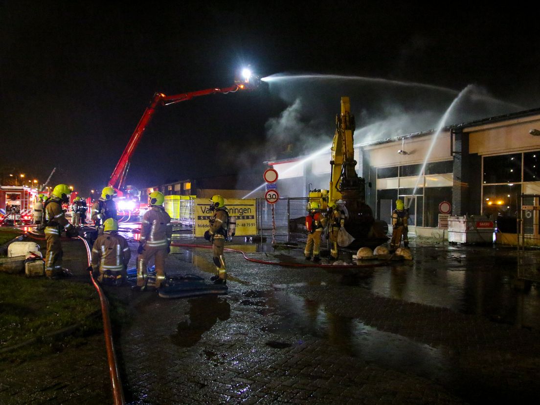 Het was een flinke klus voor de brandweer