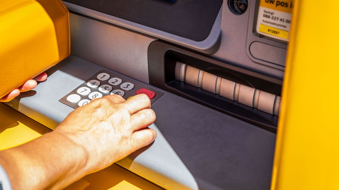 Een pinautomaat