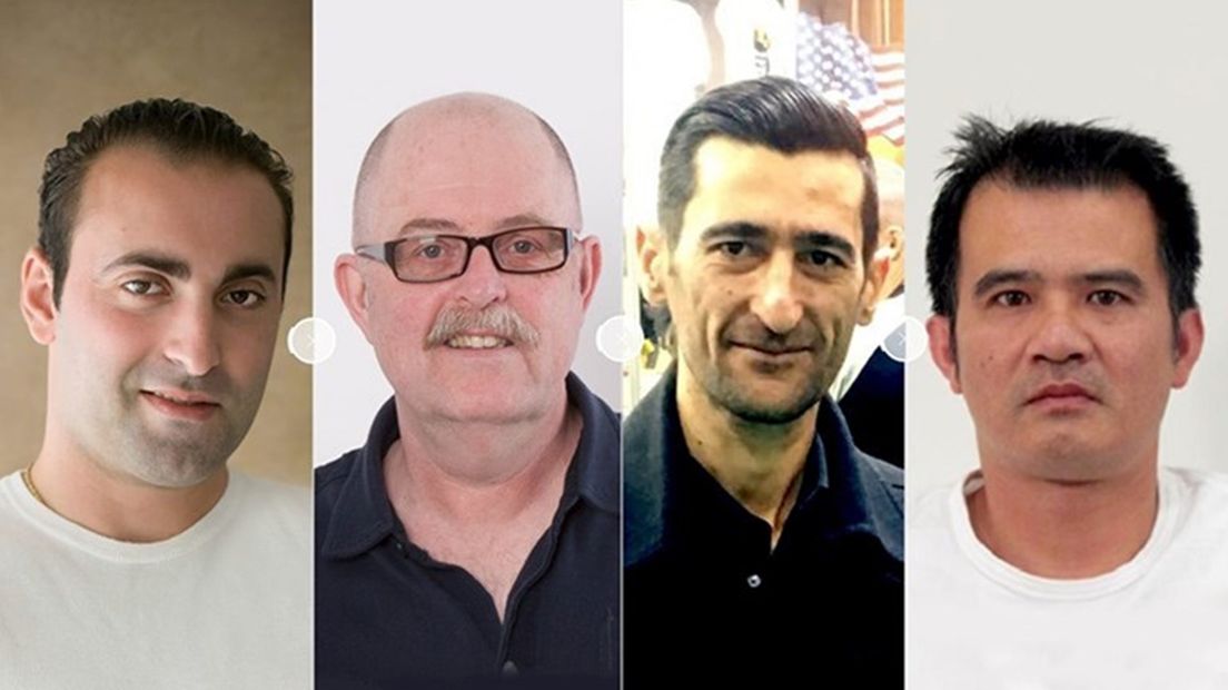 De vier slachtoffers van de gruwelijke moordpartij