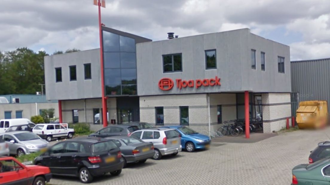 De vestiging van Tjoapack in Emmen (Rechten: Google Streetview)