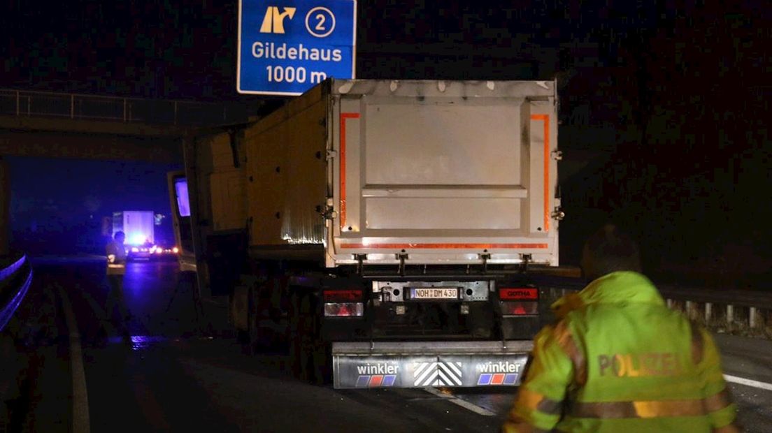 Ernstig ongeluk op de A1 bij de Lutte