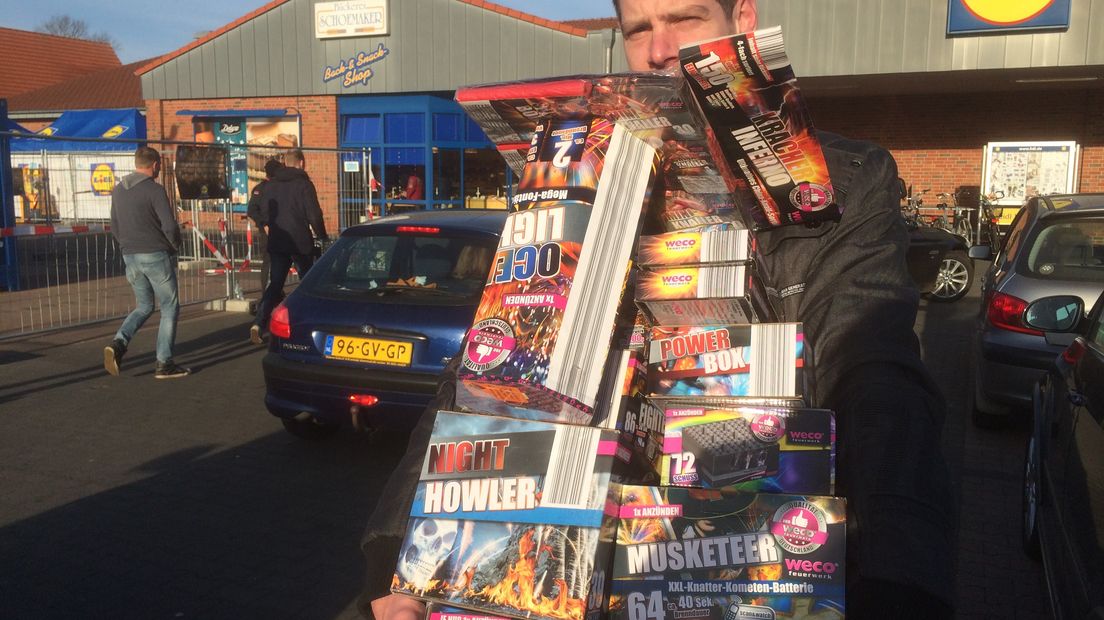 Drenten kopen vuurwerk in Duitsland (Rechten: RTV Drenthe)