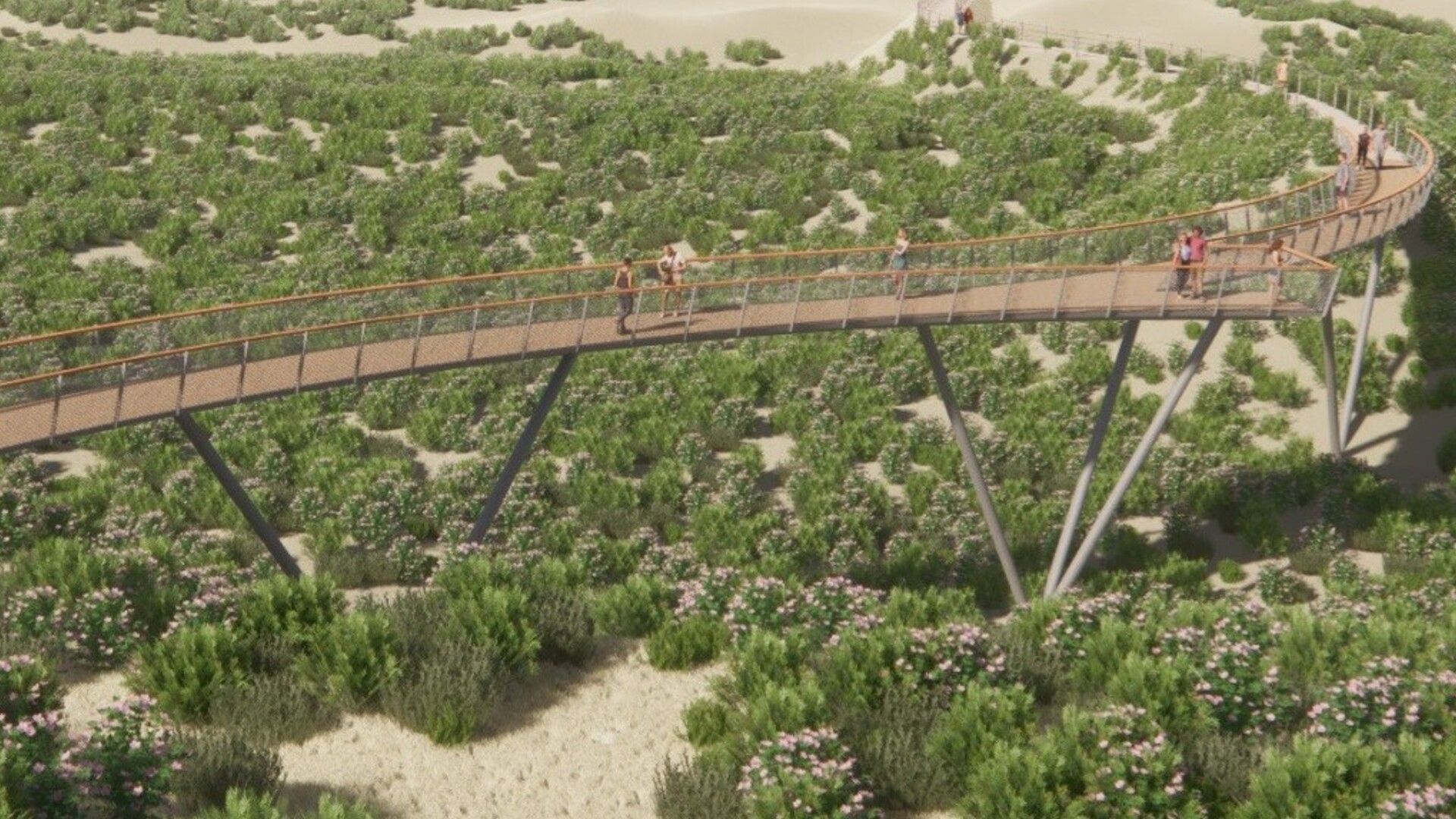 Kritiek op loopbrug Oranjezon: Duinbehoud overweegt gang naar Raad van ...