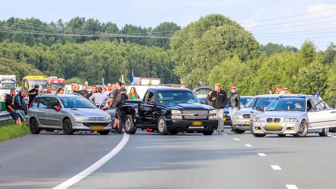 A37 geblokkeerd