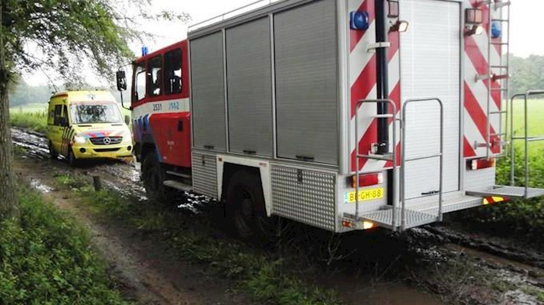 Ambulance vast in Denekamp