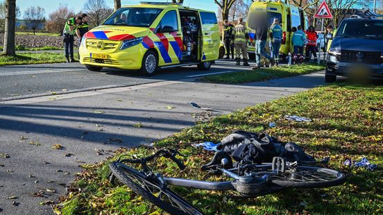 Fietser ernstig gewond bij botsing op N839