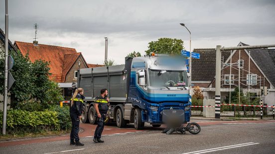Fatbiker ernstig gewond bij botsing met vrachtwagen, chauffeur onder invloed