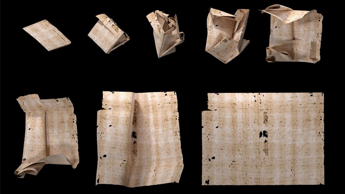 In de zeventiende eeuw fungeerden brieven via 'letterlocking' als hun eigen envelop