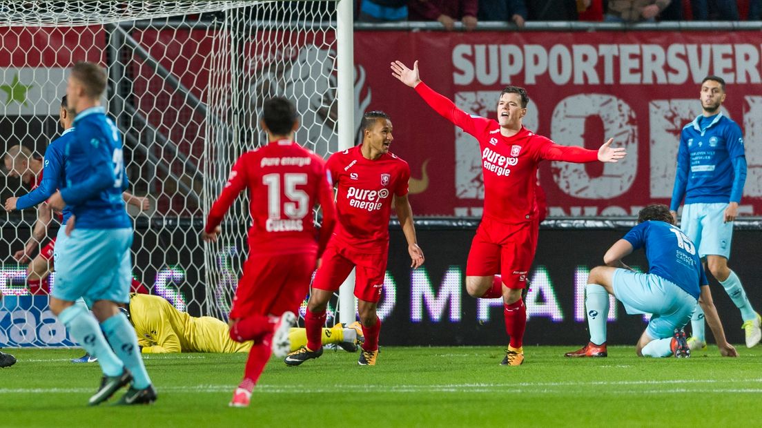 Tom Boere opent de score voor FC Twente