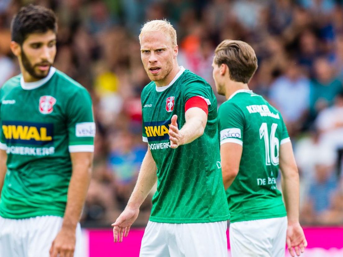 Daniël Breedijk eerder dit seizoen bij FC Dordrecht