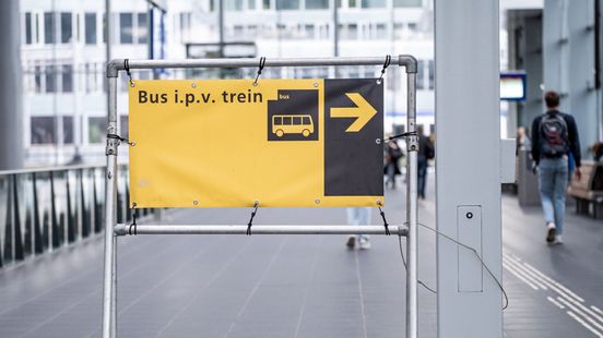 Vervangend vervoer en minder treinen door spoorwerkzaamheden