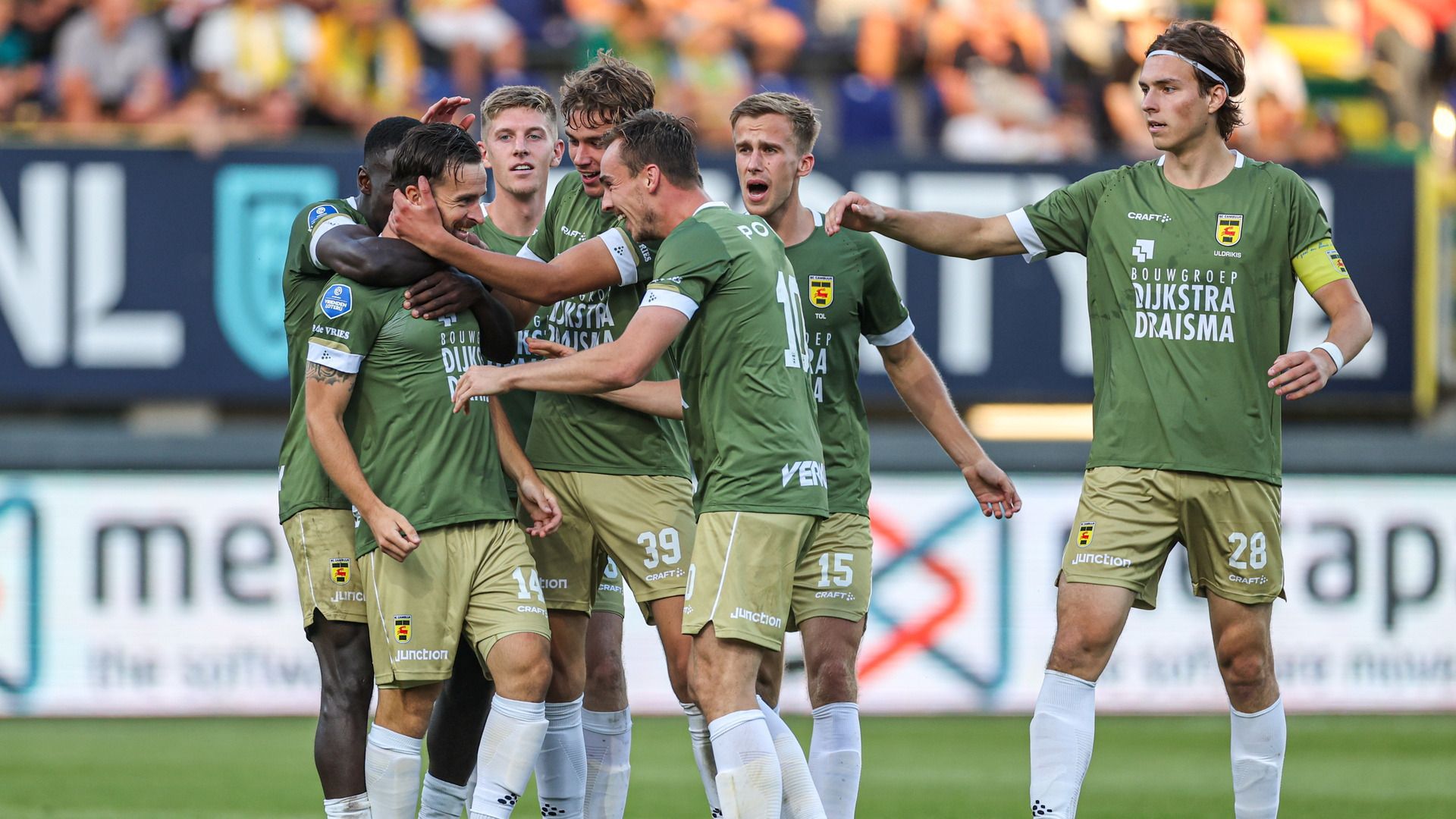 Cambuur viert de overwinning