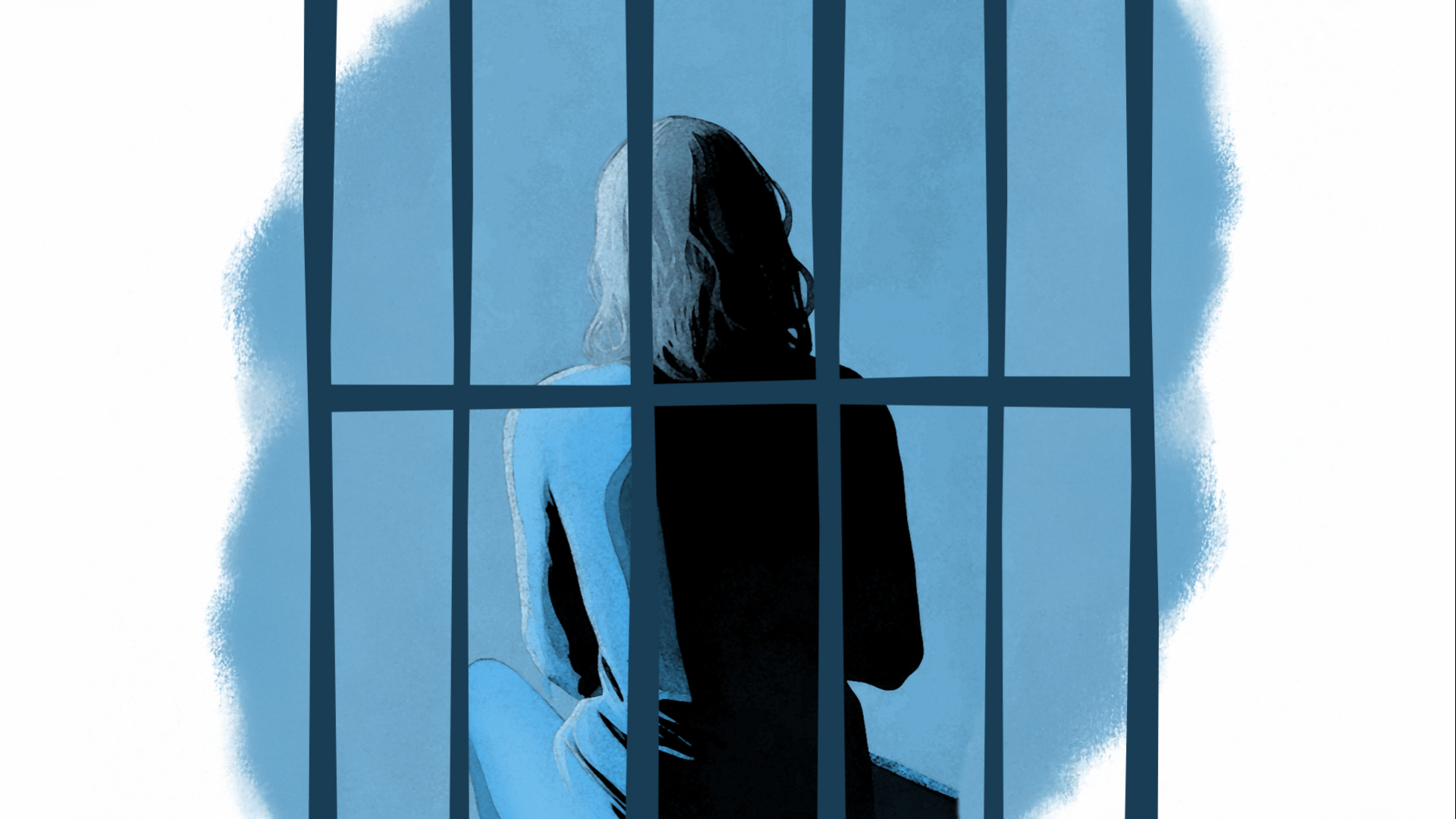 Geketend in haar kooi klonk haar stem in de rechtszaal