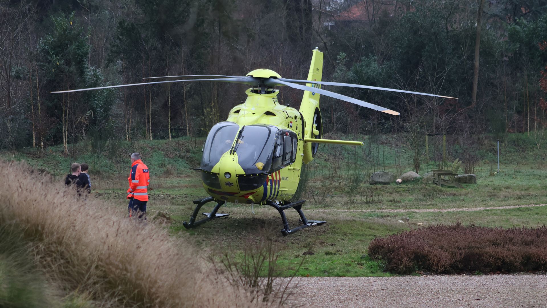 Grote reddingsactie in Leersums bos voor mountainbiker