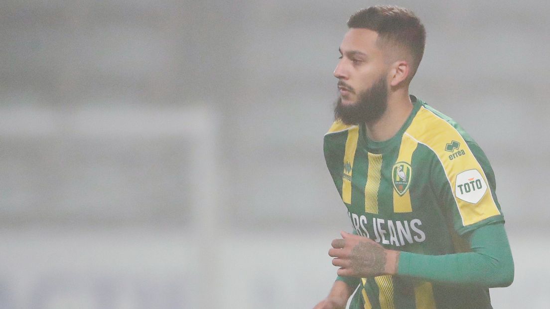 Ricardo Kishna maakte in de 28e minuut zijn rentree bij ADO Den Haag