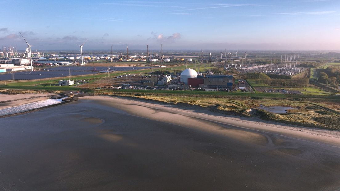 De huidige kerncentrale bij Borssele