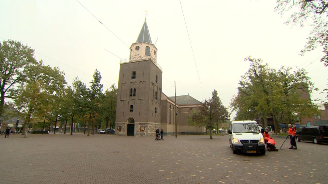 De Grote Kerk in Emmen (Rechten: archief RTV Drenthe)