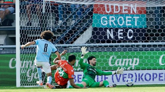 NEC houdt achterin open huis en verliest van leep Feyenoord