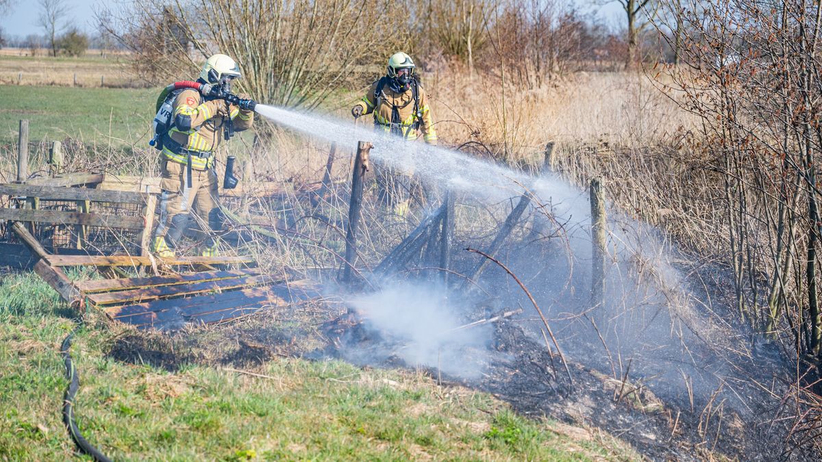 Buitenbrand bij Kollumerzwaag snel uit
