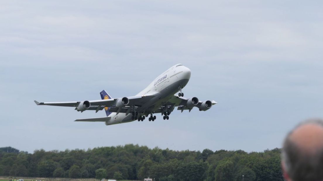 De laatste Boeing 747 is vertrokken van Twente Airport