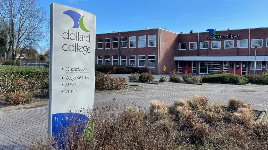 Het Dollard College in de gemeente Pekela