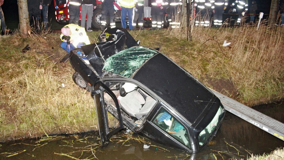 Gewonde bij ongeval in Lutjegast