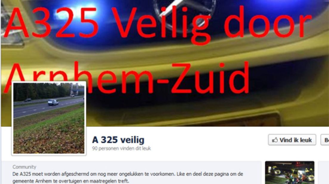 Er is een actie opgestart om het park naast de A325 in Arnhem-Zuid veiliger te maken zodat niemand, zoals een 5-jarige jongen die donderdagavond om het leven kwam, zomaar op de snelweg terecht kan komen.