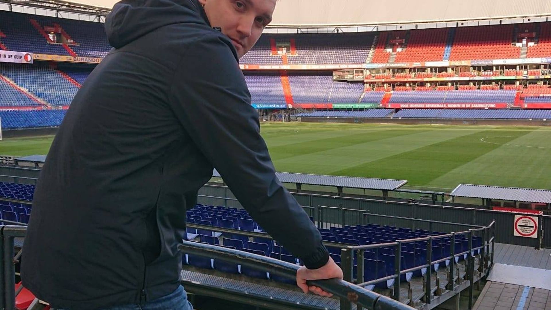 De Poolse Feyenoord-fan in De Kuip