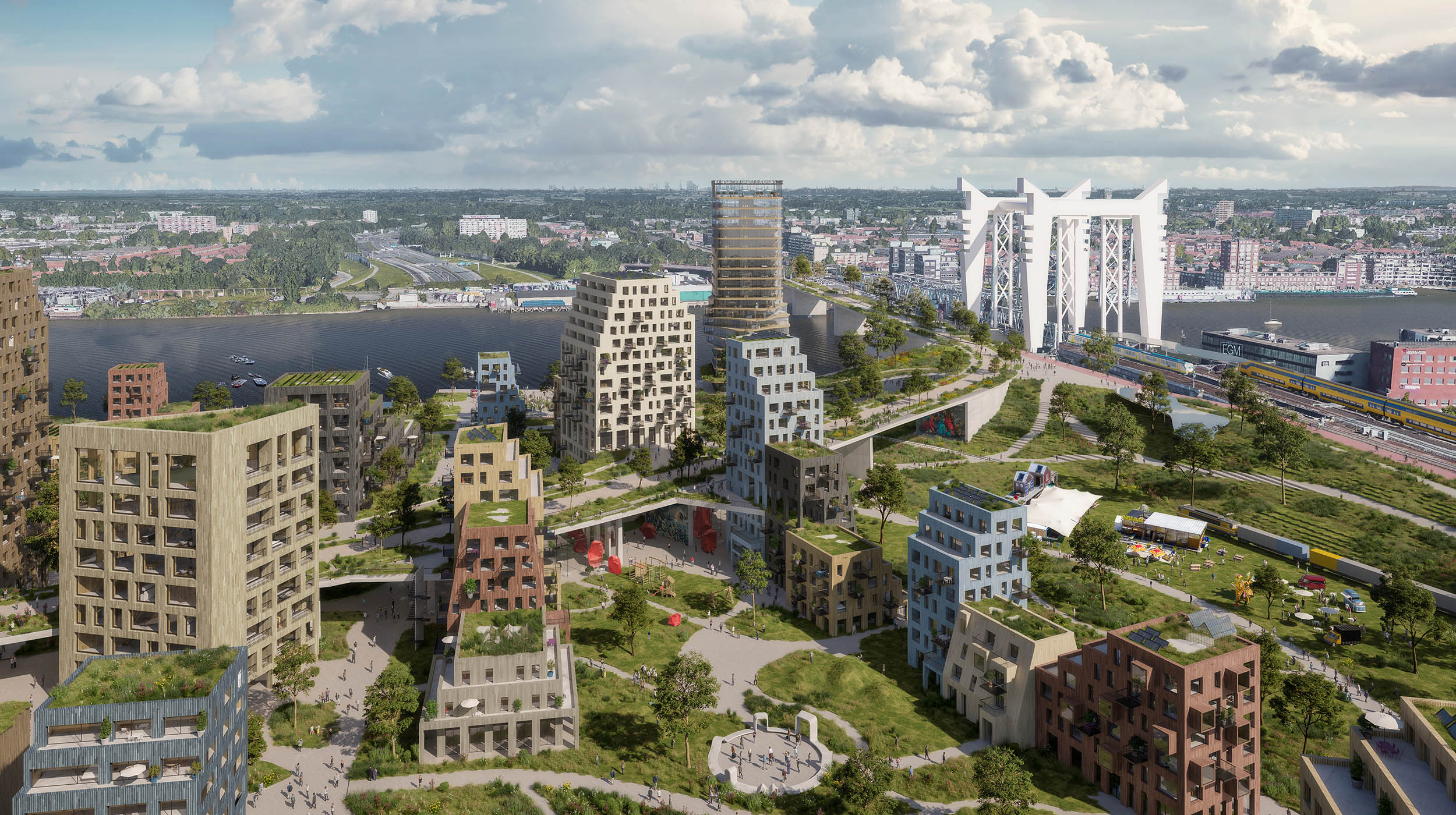 Zo moet 'Spoorzone Dordrecht' eruit zien in 2040