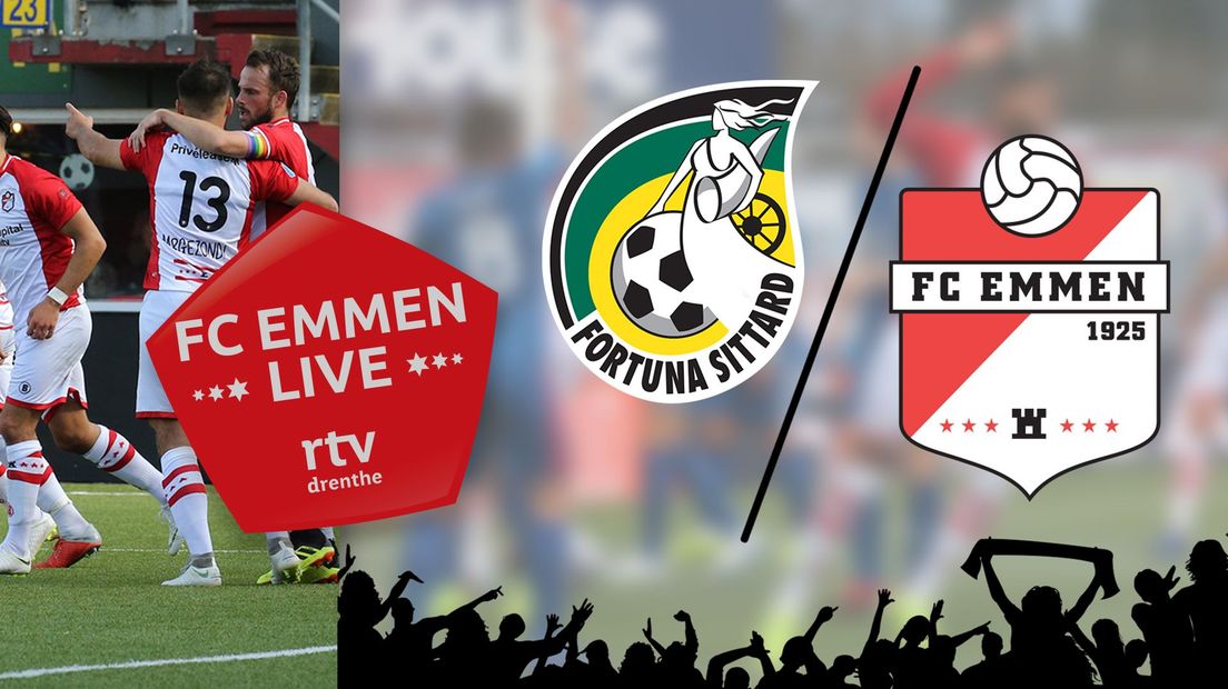 Volg hier Fortuna Sittard - FC Emmen van minuut tot minuut (Rechten: RTV Drenthe)