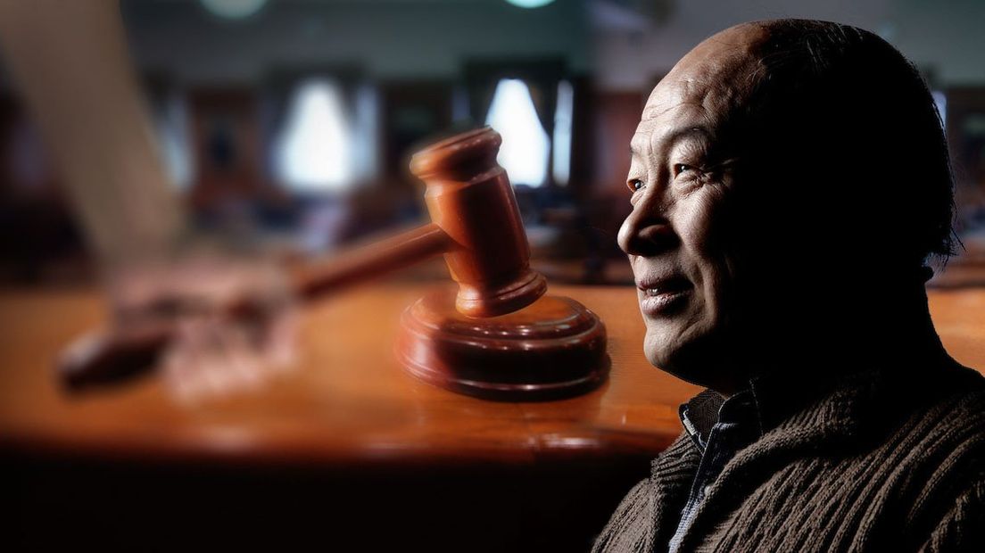 De rechter doet uitspraak in de zaak ADO-Wang. | Fotobewerking Omroep West