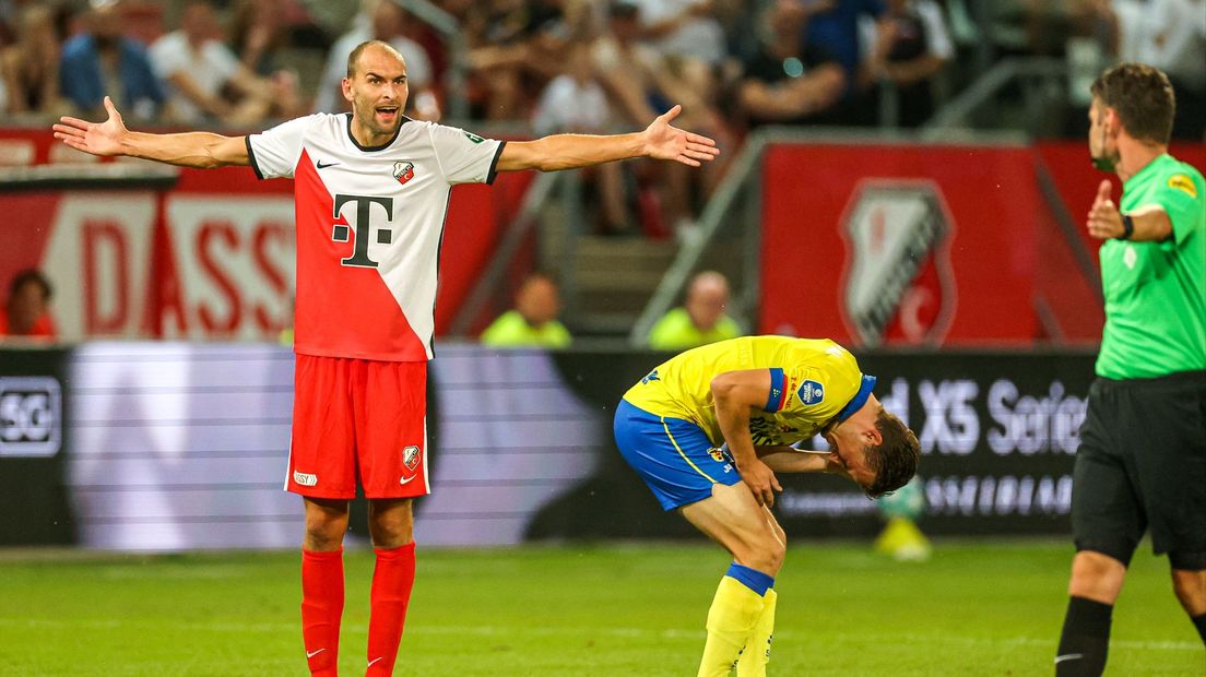 Bas Dost tijdens FC Utrecht - Cambuur