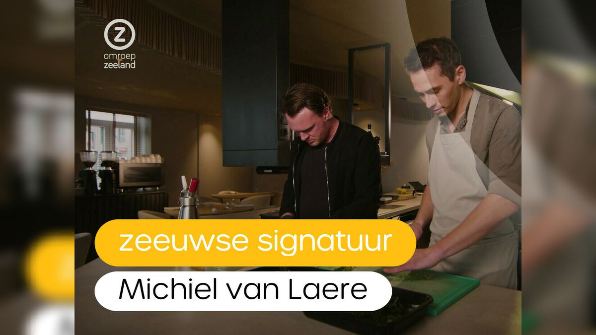 Chef-kok Michiel van Laere plukt een keer per week zijn eigen groentes