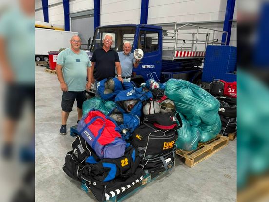 Fusieclub uit Hollandscheveld doneert overgebleven kleding aan Noord-Macedonië