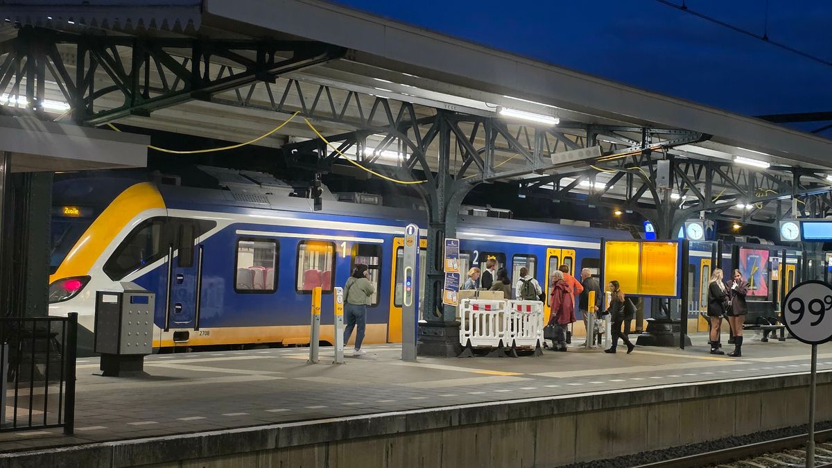 Treinverkeer tussen Meppel en Hoogeveen weer opgestart na persoon op het spoor