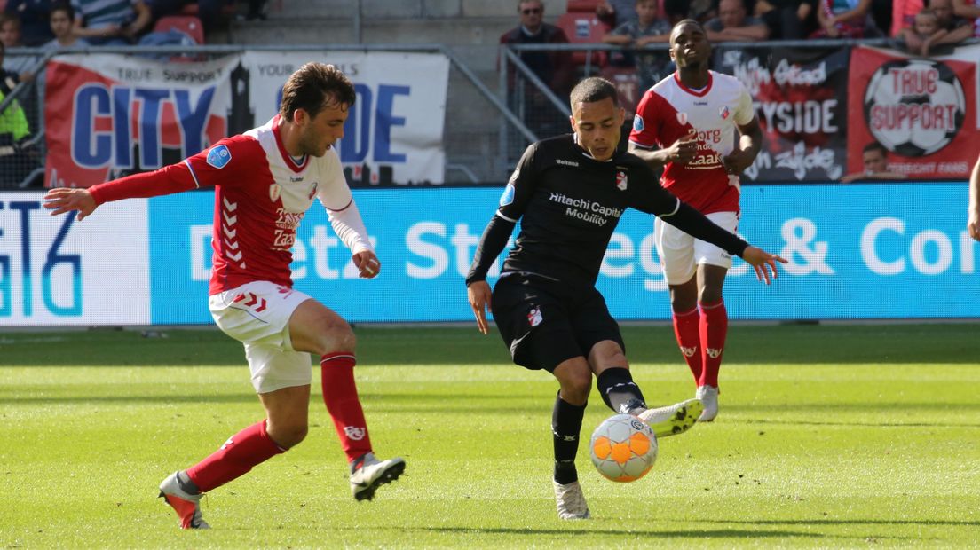 Henk Bos in het uitduel tegen FC Utrecht (Rechten: Gerrit Rijkens)