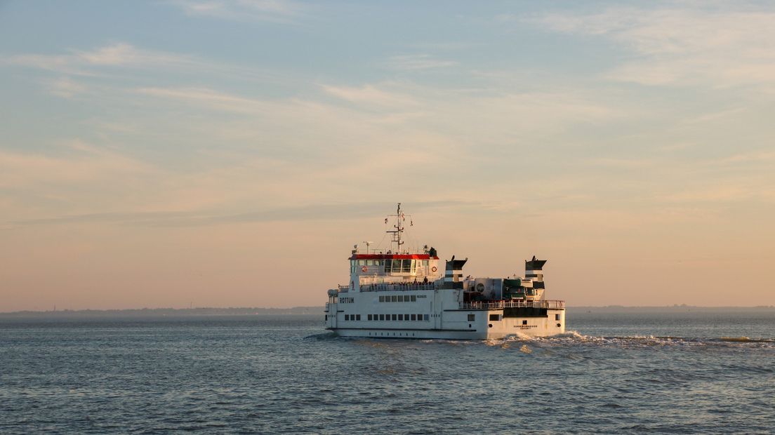 De veerboot naar Schiermonnikoog