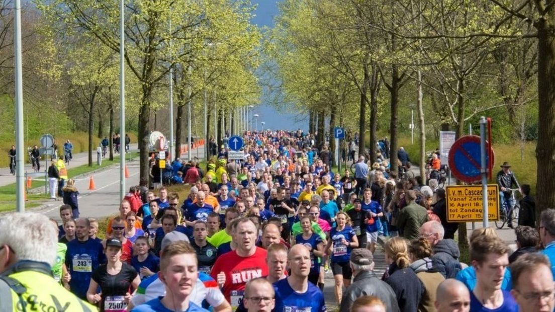 Streep door veertiende Cascaderun