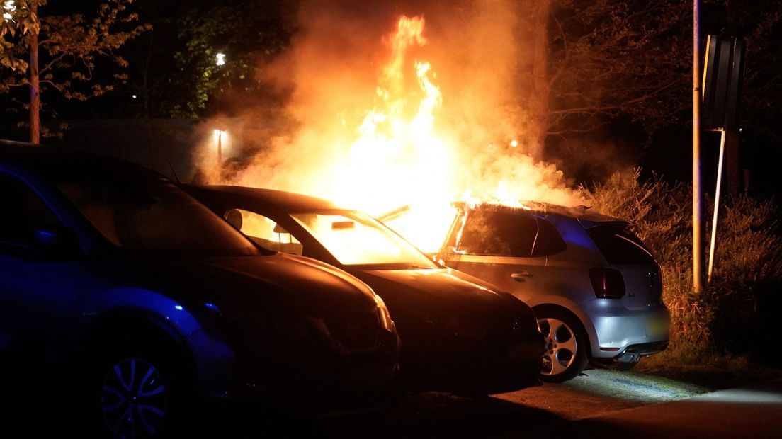 Autobrand in Gouda