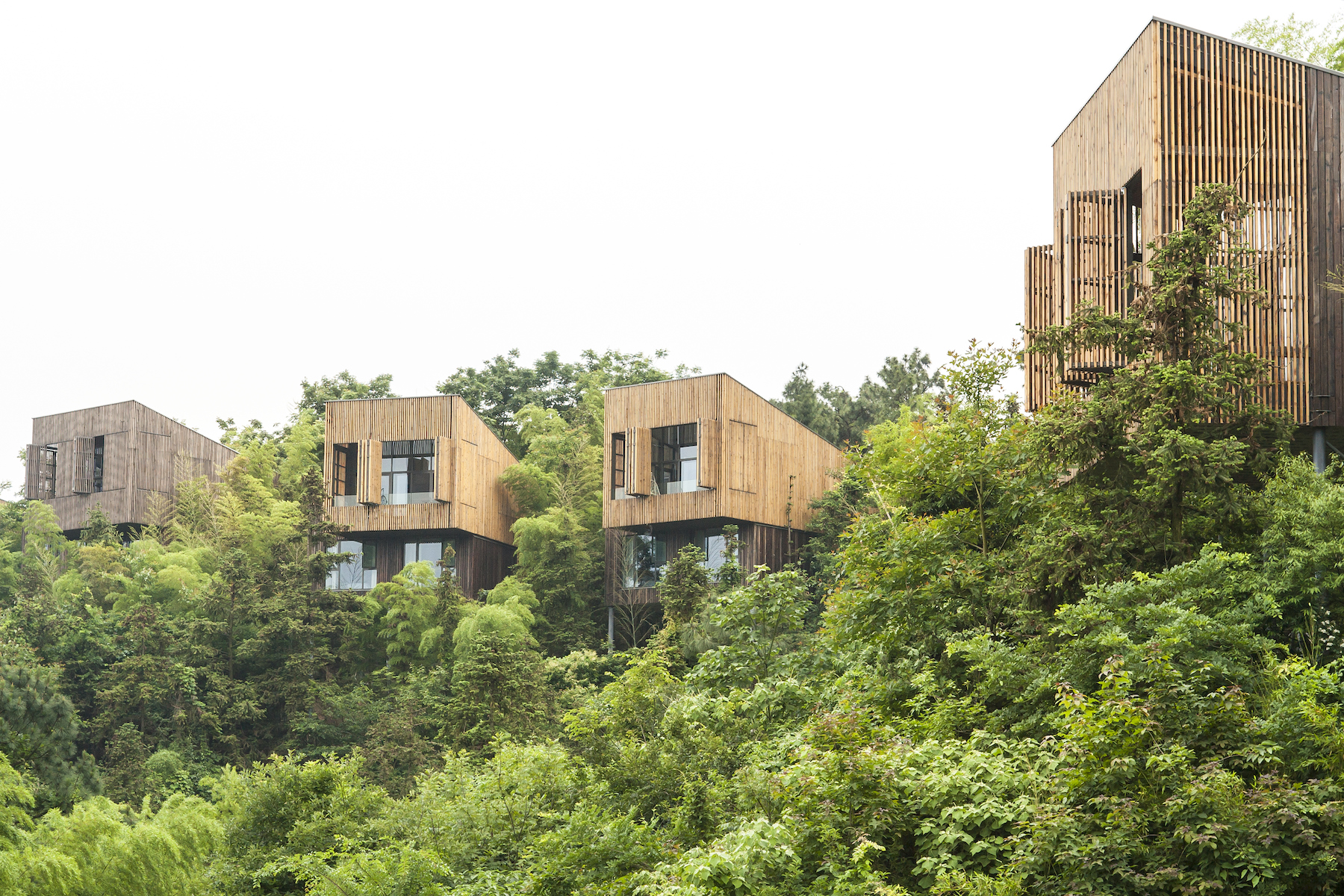 Ien fan de resorts yn Sina dy't troch Achterbosch Architecten ûntwurpen is