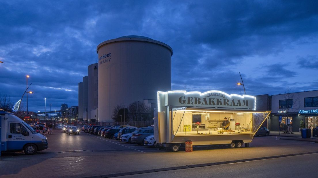 De kraam in Hoogkerk, de favoriet van de fotograaf