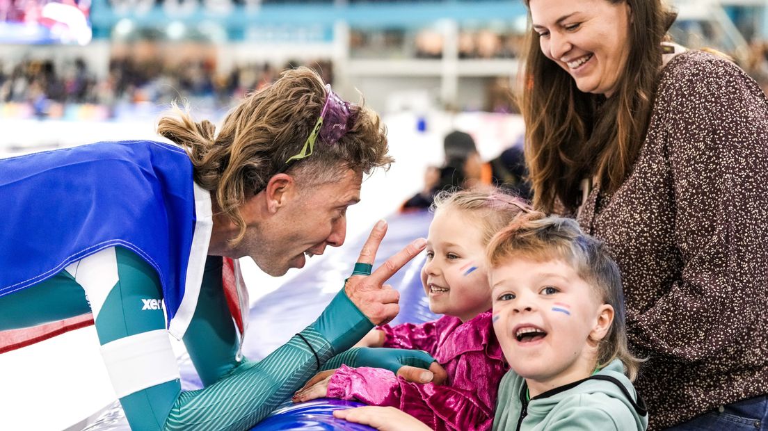 Jorrit Bergsma mei Brent, Barbara en vrouw Heather