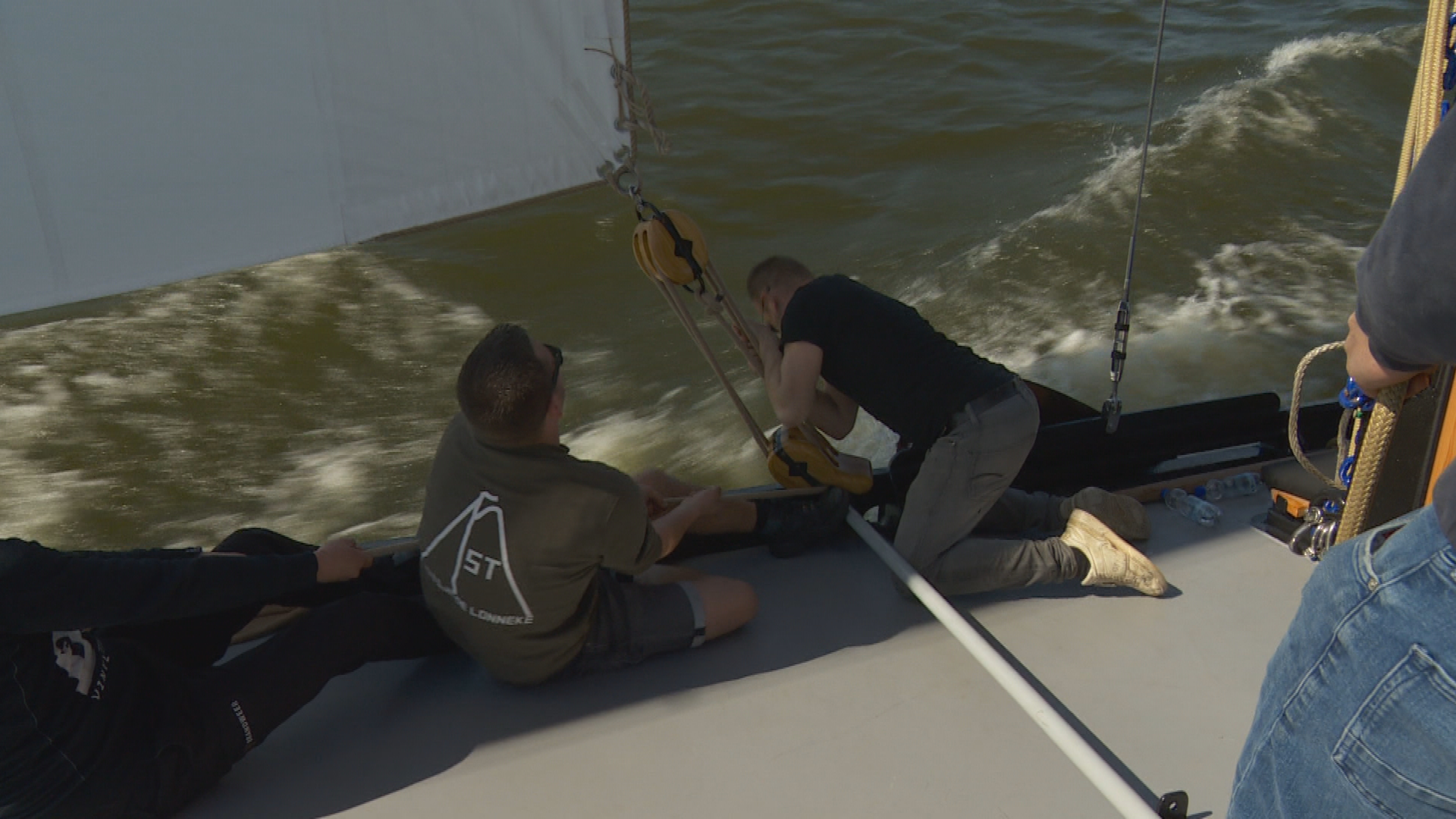 De bemanning yn it spier by de earste syltocht