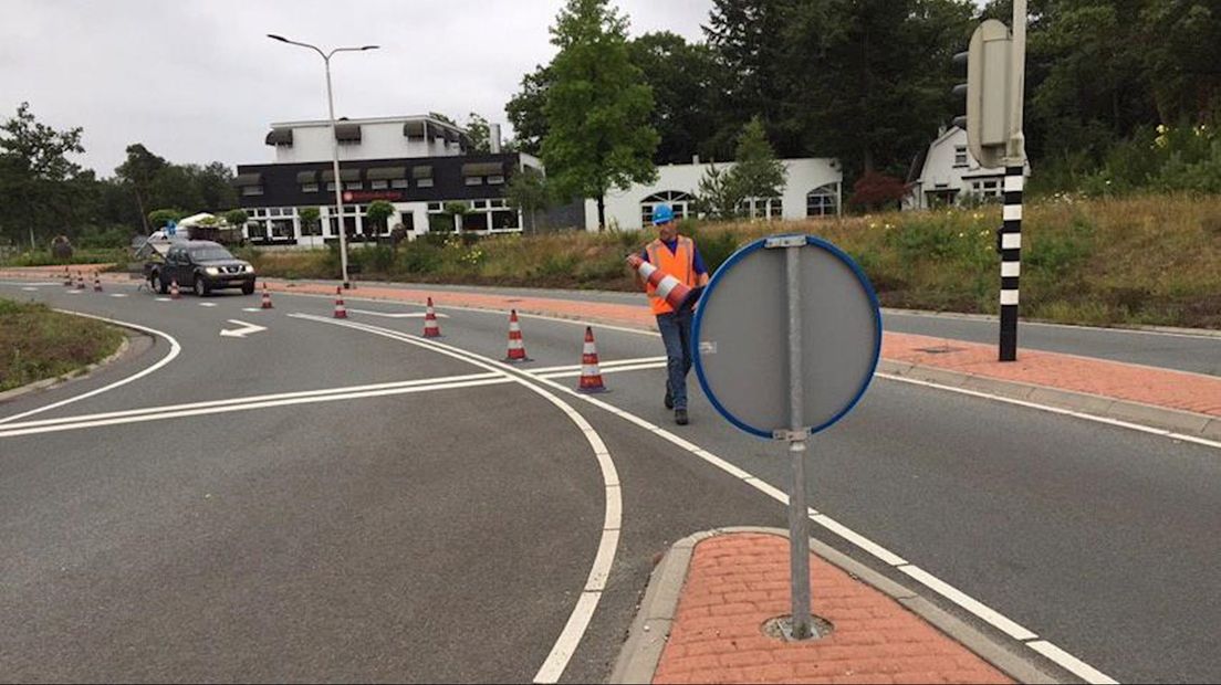 N35 tussen Nijverdal en Mariënheem afgesloten