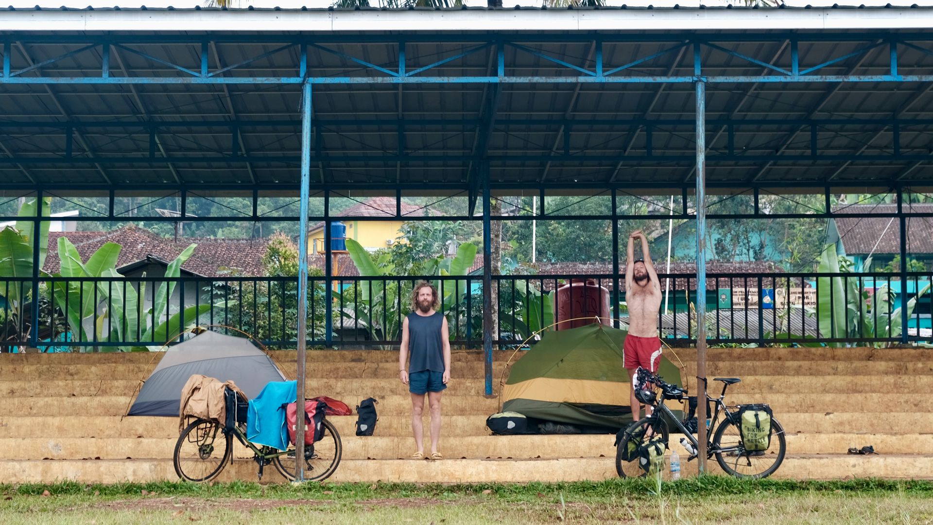 Olmo en Malte fietsten door 25 landen